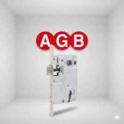Iekaļamā slēdzene AGB CENTRO PZ 85/50/18, tērauds, bronzēta plāksne 
