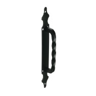 Fixed Handle with Cover Plate, Black