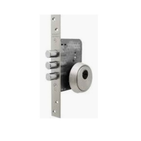 Additional Armoured Mortise Lock, Nickel