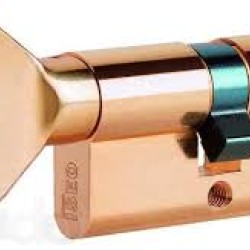 Cylinder with Rotating Handle 30X30 Brass