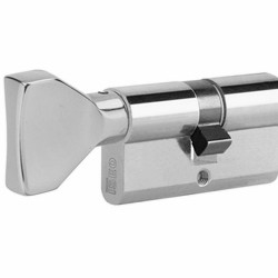 Cylinder with Rotating Handle 30X30 Nickel