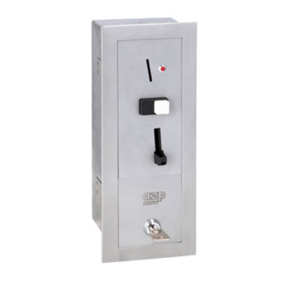 Coin Machine for WC Doors - Voltage 12V, 50 Hz. Permissible Temperature (0 - +50) °C.