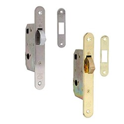 Mortise Lock for Sliding Doors, Brass