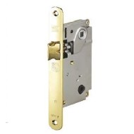 Mortise Lock AGB WC 90, Brass, 22/50