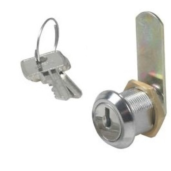 Lock for Mailboxes, D=19mm, Depth 16mm