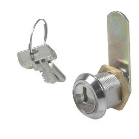 Lock for Mailboxes, D=19mm, Depth 25mm