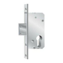 Additional Mortise Mechanism for Cylinders, for PVC Doors, Silver, "U" plate 35/24