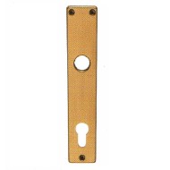 Escutcheon for Cylinders 72mm, Champagne