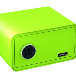 Elektronisks sadzīves seifs ar koda slēdzeni, Krāsa - ābolu zaļš.