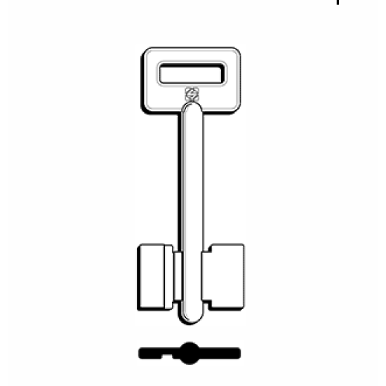 5ERV1 Divbārdu atslēgas (100gr)