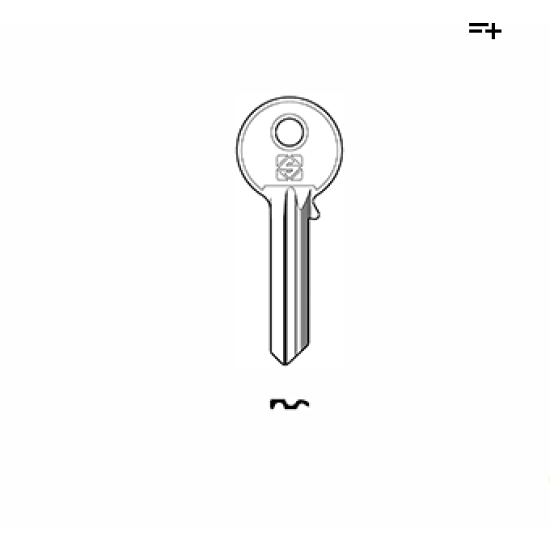 UL054 Eiroprofila atslēgu sagatves (822gr)