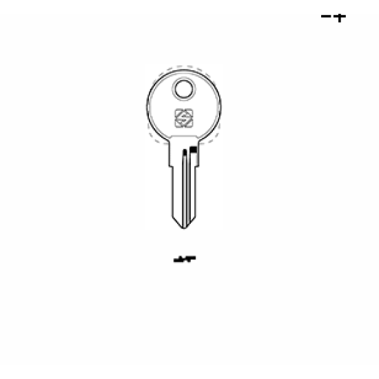 HF75 Eiroprofila atslēgu sagatves (822gr)