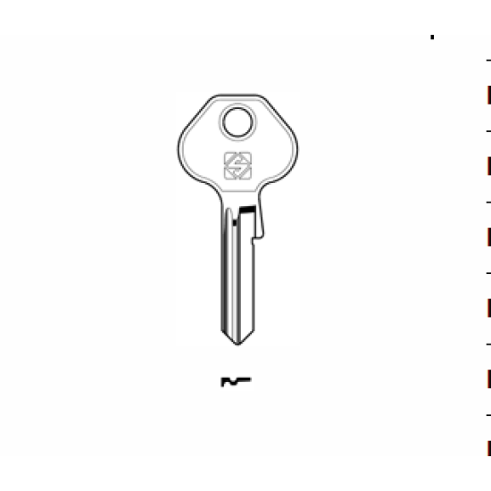 MS17 Eiroprofila atslēgu sagatves (822gr)