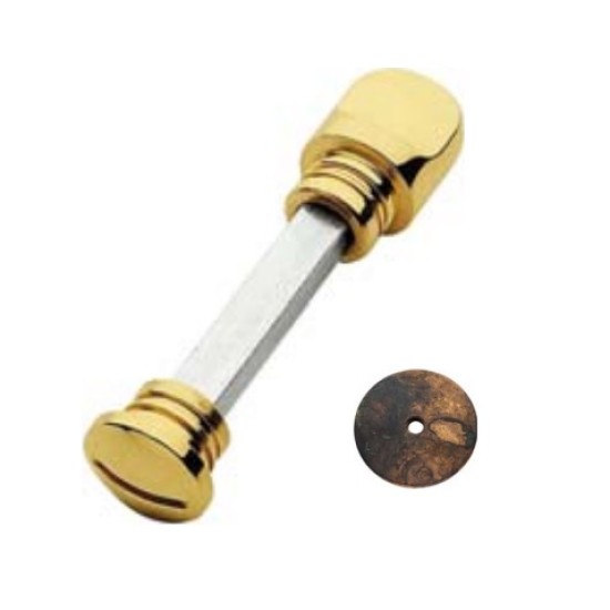WC turnknob for handle on a plate