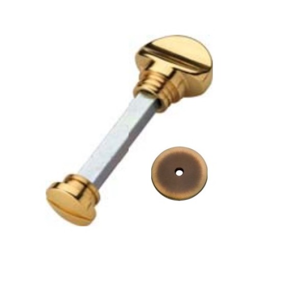 WC turnknob for handle on a plate
