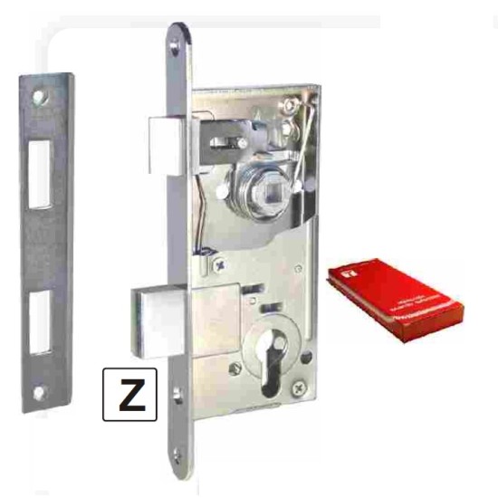 lock case for ZV45,45/72mm,striker plate,zinc plated