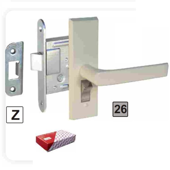 AC-45,polished handles, grey col.cover plates,chr.plated locking mechanism