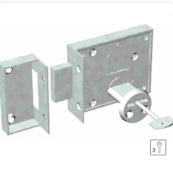 Rim lock for outward doors ILGA-3